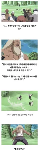 나루토) 미수도 인정했던 강자