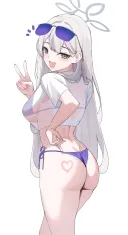 블루아카)비키니 코노카 그려봤어요!!