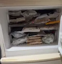 냉동실이 자살 하려고 하네요 ㄷㄷㄷ