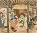 아시아 국가별 예수 탄생 그림 흥미로움