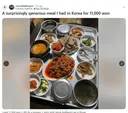 한국의 푸짐한 백반, 외국인들 반응