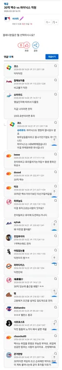 30억 백수 vs 하이닉스 직원
