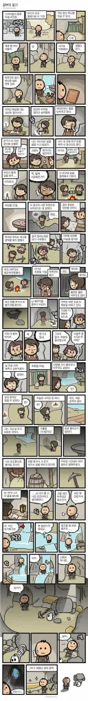 스카이림 광부의 일기 만화.manhwa