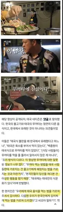 방송이 만들어낸 백괴물