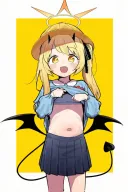블루아카) 세상에 이부키 배꼽을 보고싶어하는 사람이 있을까?