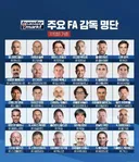 주요 FA 감독 명단
