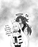 블루아카) 케이랑 리오에 대한 유우카 태도 차이.manhwa