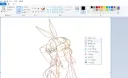 그림판에서 밑그림 지우는 방법(블루아카 토키를 활용한 설명)