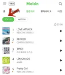 리센느 탑100, 핫100 동시 1위