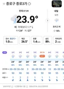 내일 서울에 예보 최대치로 비 오면 재난