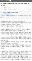 (펌) 초등학교 2학년이 학교 안가고 놀러 가는게 맞나요?