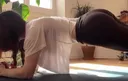 복근 운동 하는 누나.gif