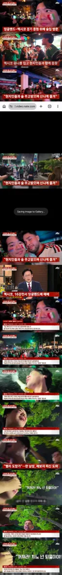 멕시코의 탈락 분풀이?…한국인에 맥주병 던져 "치노 꺼져"