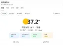 대구 날씨 근황 ㄷㄷㄷ