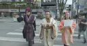 리센느) 신라 사신들을 맞이한 리센느
