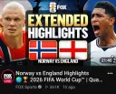 홀란드 왕따논란? 노르웨이전후 곱창난 FIFA/FOX 채널근황