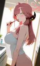 Ai,블아)양치질 아루