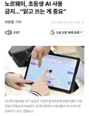 노르웨이, 초등생 AI 사용 금지