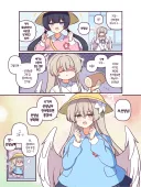 블루아카) 키키를 발견한 나기사.manga