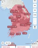 오늘자 대한민국 날씨 근황