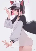 블루아카) 어흐어흐한 DJ카즈사 하의실종 어흐
