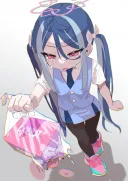 블루아카)보.지가 찢어진채로 눈물 흘리는 후부키