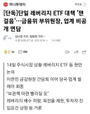 금융위, 오늘 주요 증권사/자산운용사와 레버리지 보완책 논의