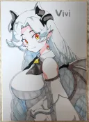 트릭컬)색지 비비 그림