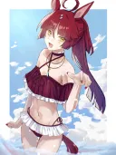 말딸) 수영복 레드 디자이어