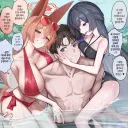 블루아카) 키사키와 루미의 샌드위치 공격.jpg