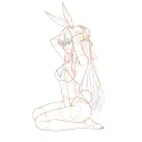 블루아카) 그림판과 마우스로 토키 그리기