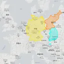 한반도와 독일 땅덩이 크기 차이