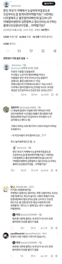 본인 부모가 카페에서 진상부리는걸 알게 되면 어떡할거임?