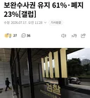 갤럽 보완수사권 조사 질문 문항ㄷㄷ