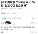 최태원 죽는 날까지 들을 소리