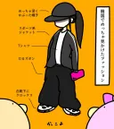 일본인 만화가의 한국에서 자주 본 패션