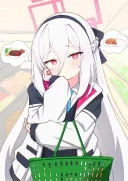 블루아카) 저녁 찬거리 고민하는 마누라