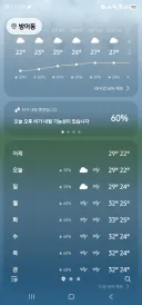변화무쌍한 날씨