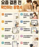 요즘 결혼 전 확인하는 증명서.jpg