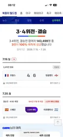 그나저나 6대4 스코어를 승부예측한 사람들은 대체 ㄷㄷ