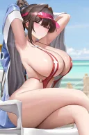 후방)해변에서 잘 안보이는 수영복