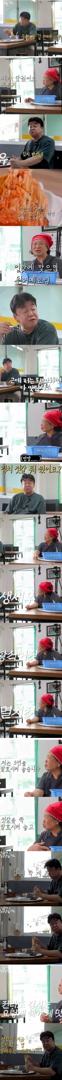 도저히 대화나 의식의 흐름을 못 따라가겠는 백종원식 화법