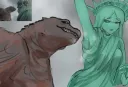 프랑스계 미국인 백인녀의 개씹썅백인체취꾸릉내 음미하기