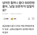 혹시나 여자 쓰려져도 심폐소생술 하면 안되는거죠?