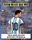 리오넬 메시의 일상 루틴