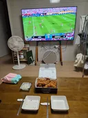 스페인 결승전 음식준비완료했습니다!