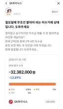 주식) 월요일 근황이 궁금한 사람 ㅋㅋㅋㅋ