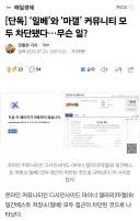 ‘일베’와 ‘마갤’ 커뮤니티 모두 차단됐다…무슨 일?.news