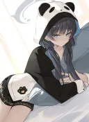 블루아카) 산해경 특산 동물잠옷 입은 키사키