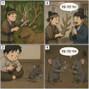 AI) 쥐가 인간의 손톱을 먹는 이유.manwha